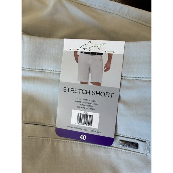 Greg Norman Light Gray Stretch Golf Shorts Men’s Size 40 NWT - Picture 6 of 7